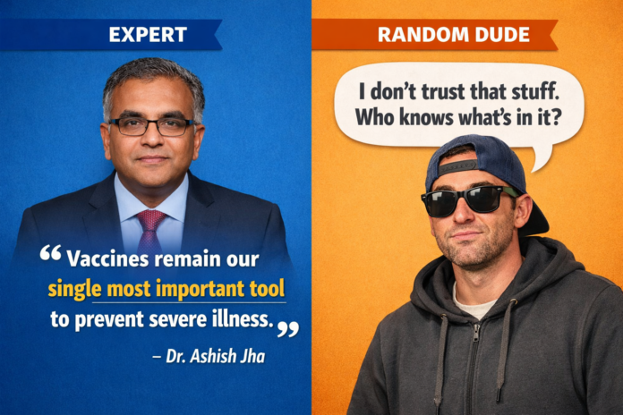 trusting medical advice experts