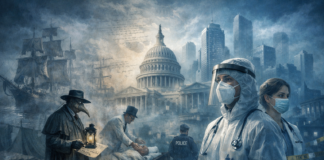 Public Health vs. Freedom: The Hidden History of Quarantine, Lockdowns, and Medical Panic Public Health history illustration showing quarantine, lockdowns, and pandemic response