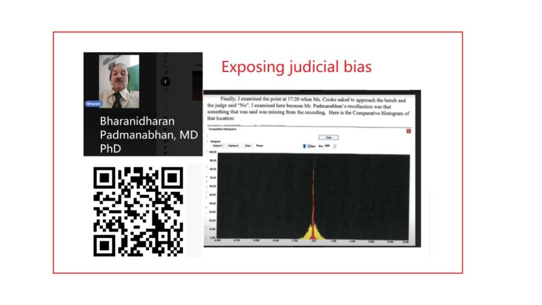Uncovering Judicial Bias: Dr. Bharani Padmanabhan’s Forensic Journey Uncovering Judicial Bias: Dr. Bharani Padmanabhan’s Forensic Journey