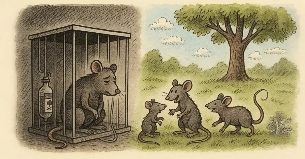 Rat Park and the truth about addiction Rat-Park-political-cartoon