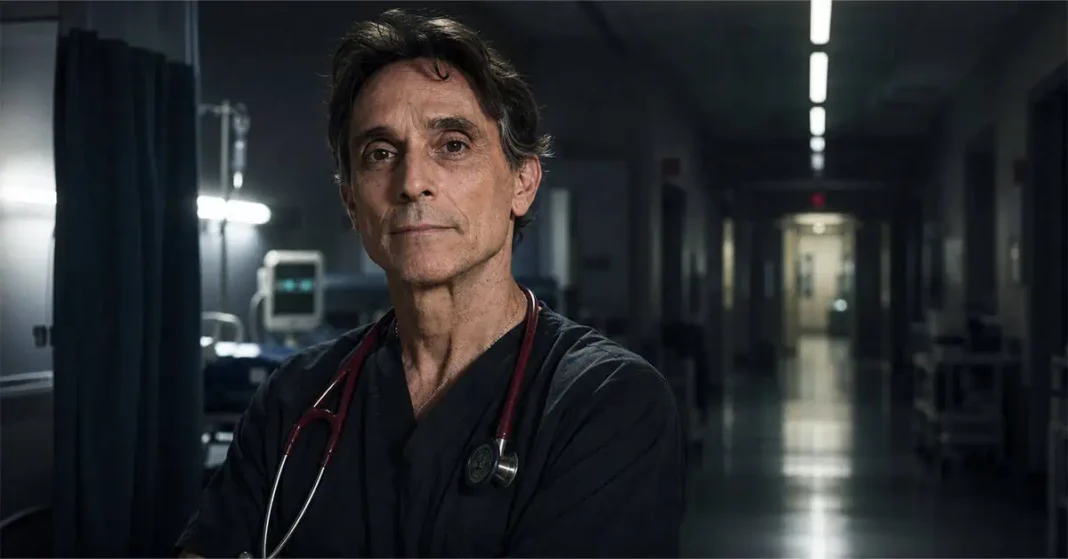 The doctor who refused to obey Serious-doctor-in-dim-hospital-corridor