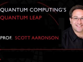 Scott Aaronson explaining quantum computing, qubits and quantum advantage